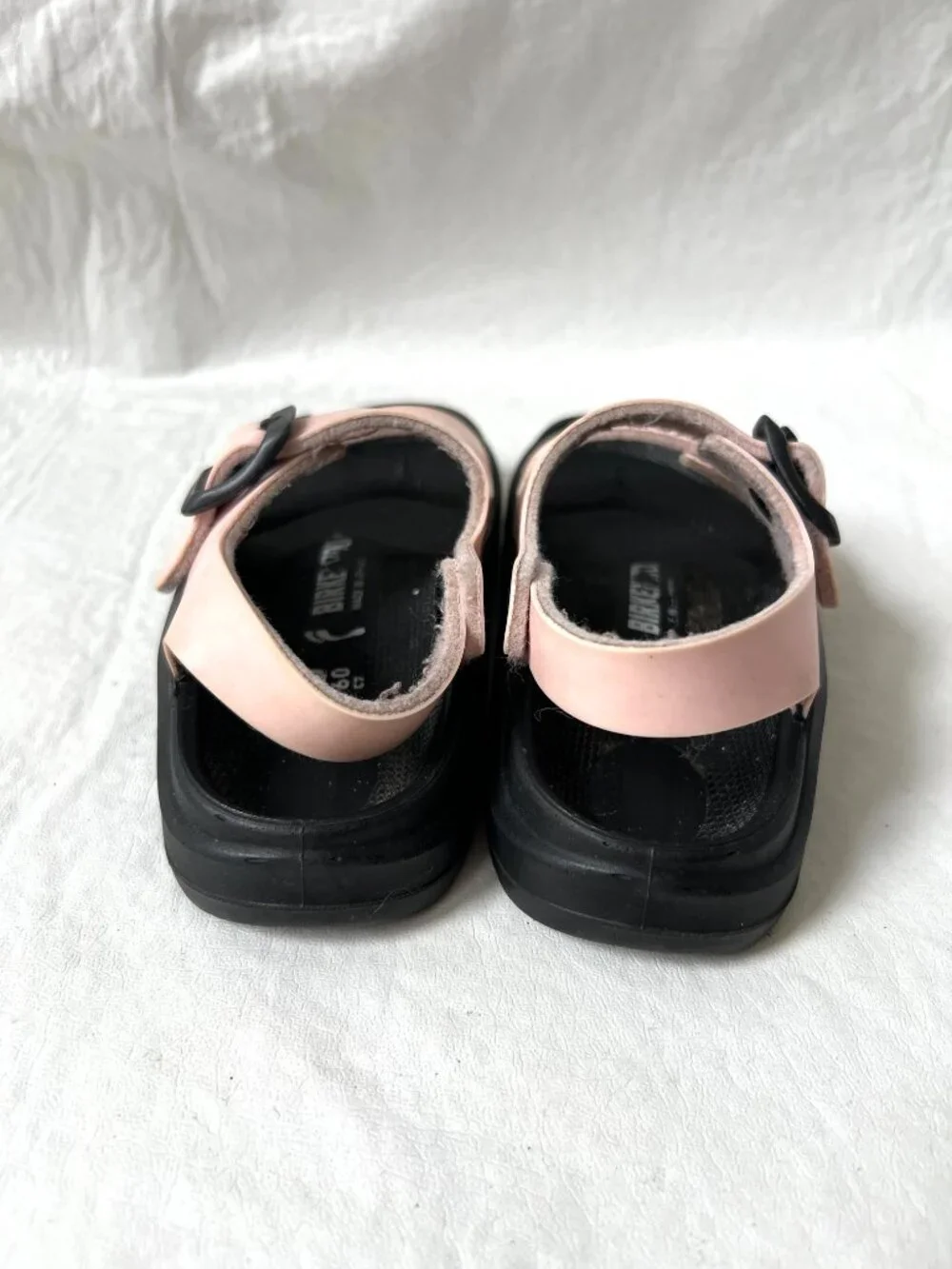 Birkenstock sandals Mogami Kids EU 25 size 7 pink black sport sole ankle strap